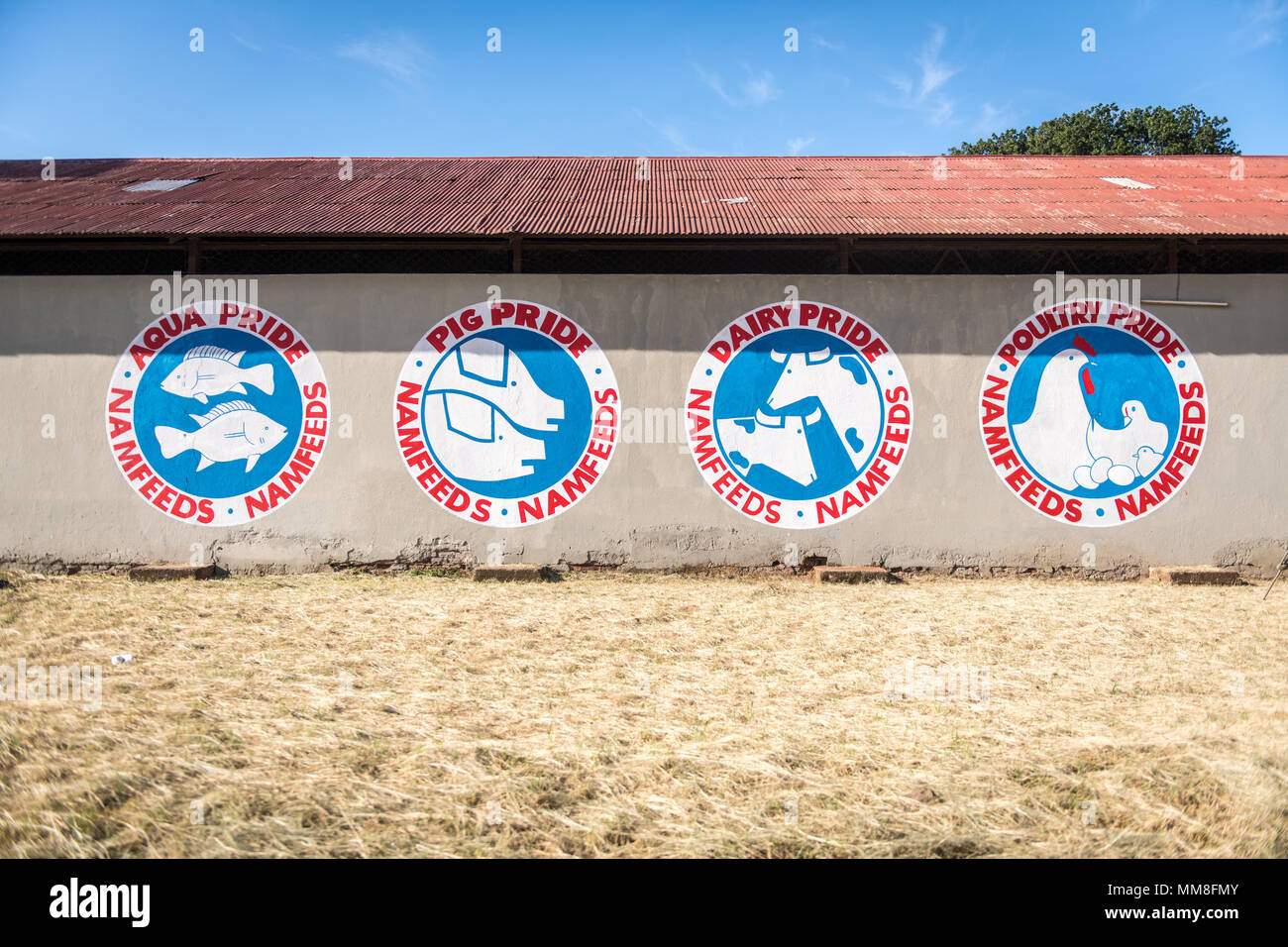 National Milling Corporation Limited signage promoting Livingstone