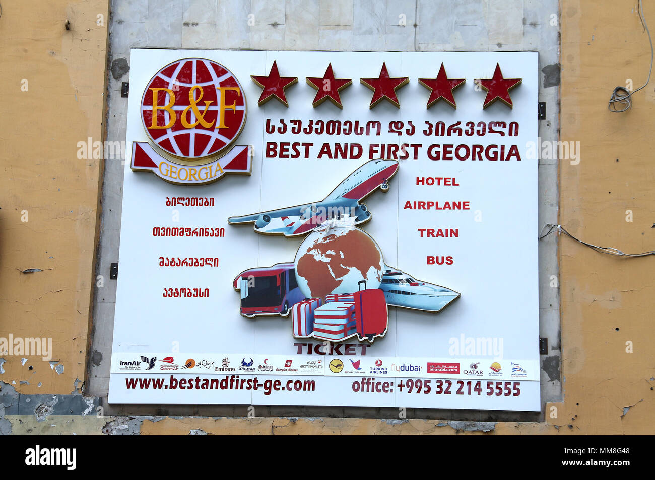 Tour operator sign hi-res stock photography and images - Alamy