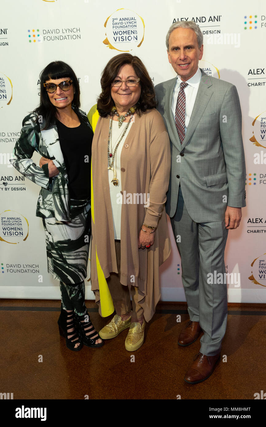 New York, NY - May 8, 2018: Norma Kamali, Fern Mallis, Bob Roth attend ...