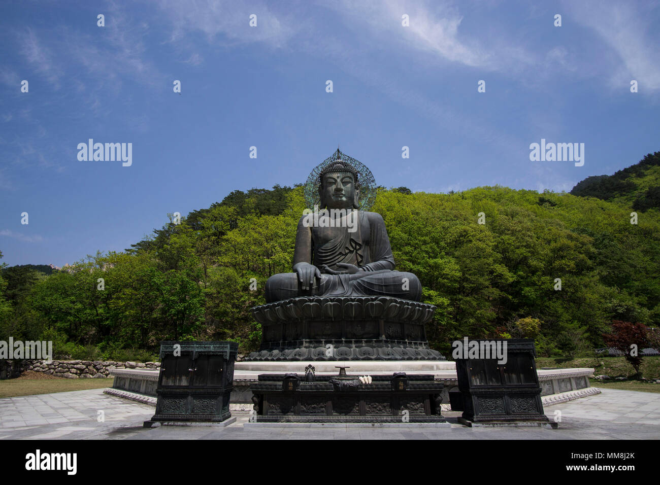 Big Buddha Seoraksan national park Stock Photo