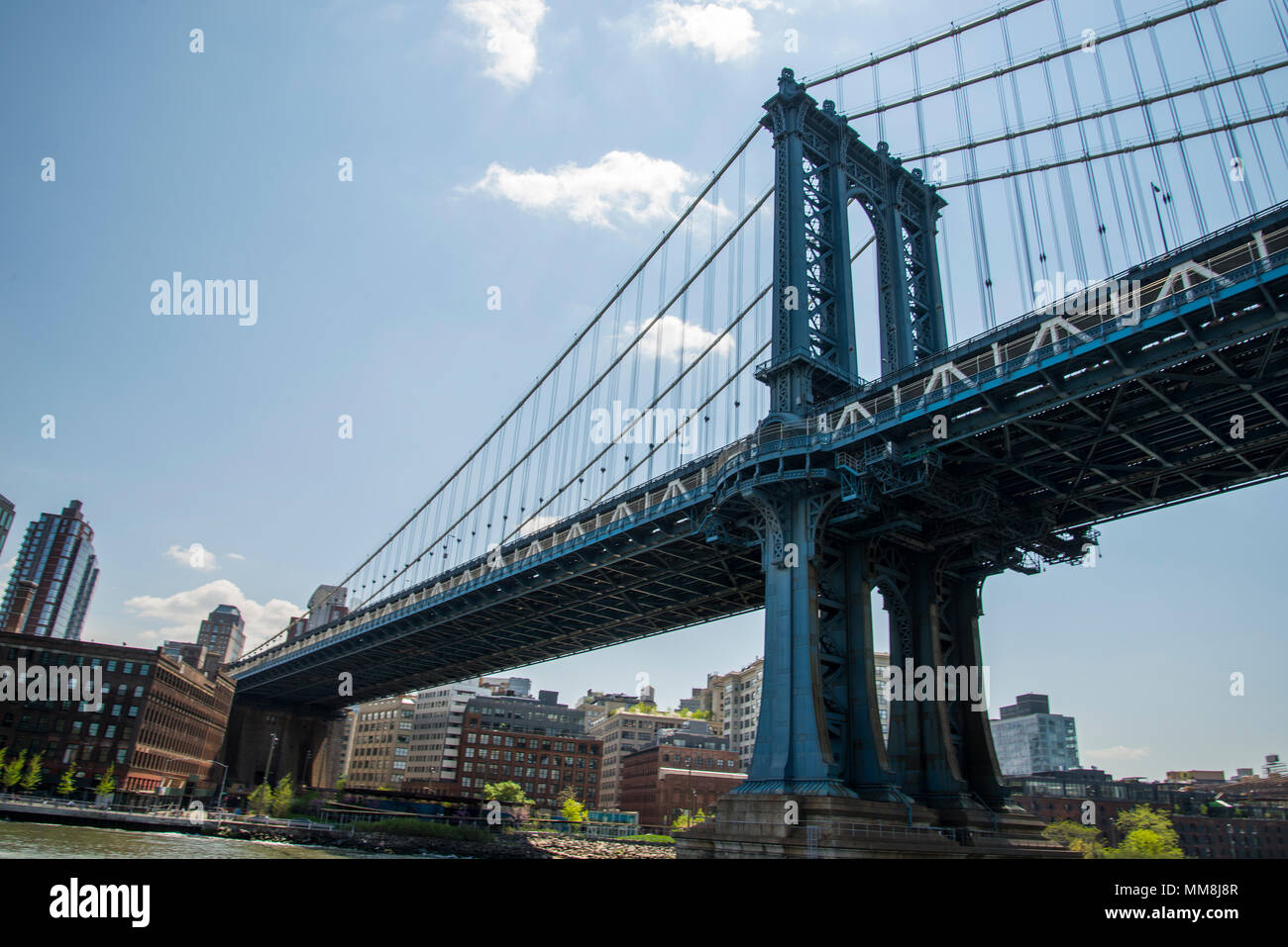 A View Of Manhattan Bridge Stock Photo Alamy a-view-of-manhattan-bridge-stock-photo-alamy