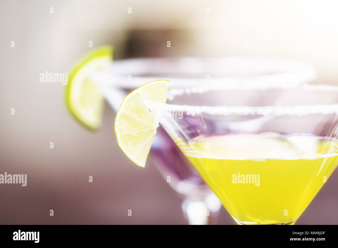 Alcohol cocktail Daiquiri with rum and lime Stock Photo Alamy