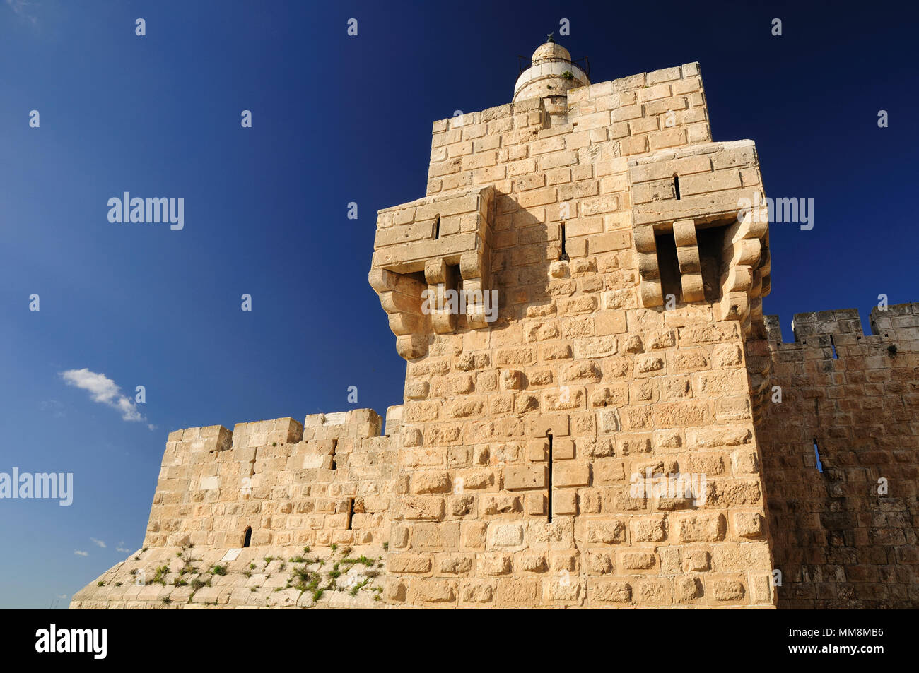 Jerusalem old city. KIng David citadel Stock Photo Alamy