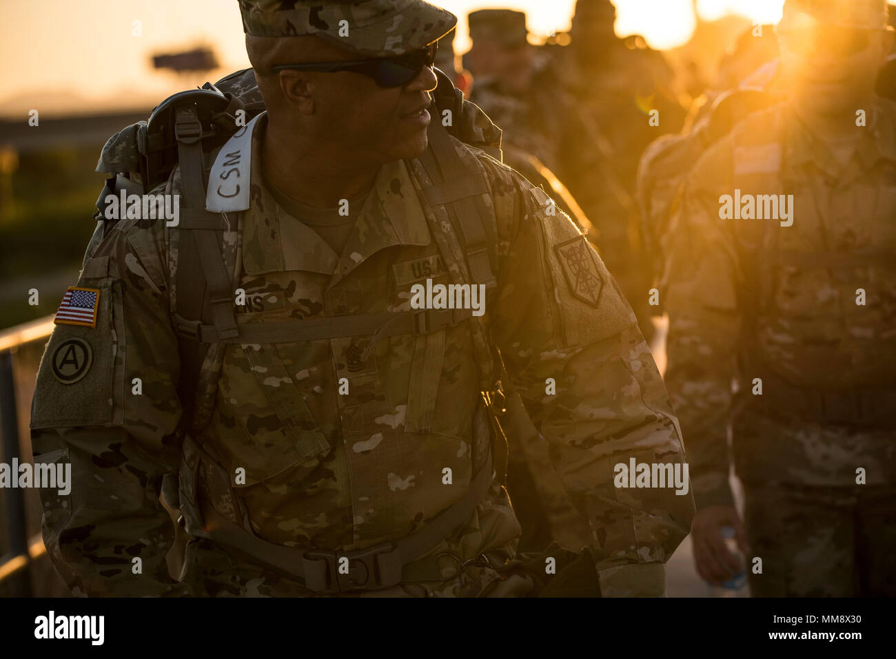 Command Sgt. Maj. Craig Owens, U.S. Army Reserve command sergeant major ...