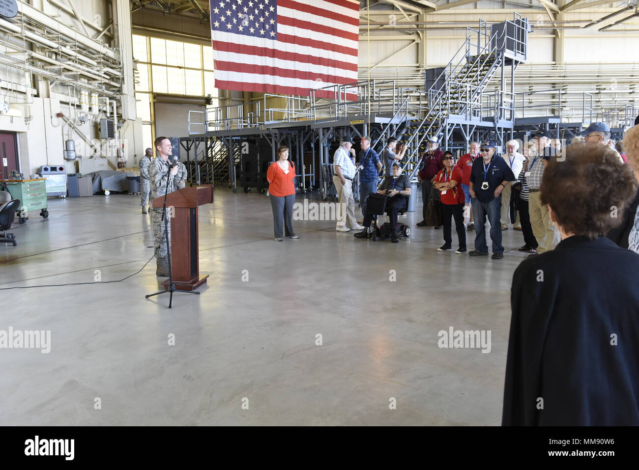 Over 90 members of the 317th Veterans Group toured the Charlotte Air