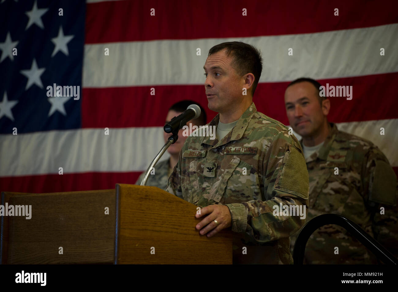 Members of Hurlburt Field celebrate the Air Force's 70th year as an