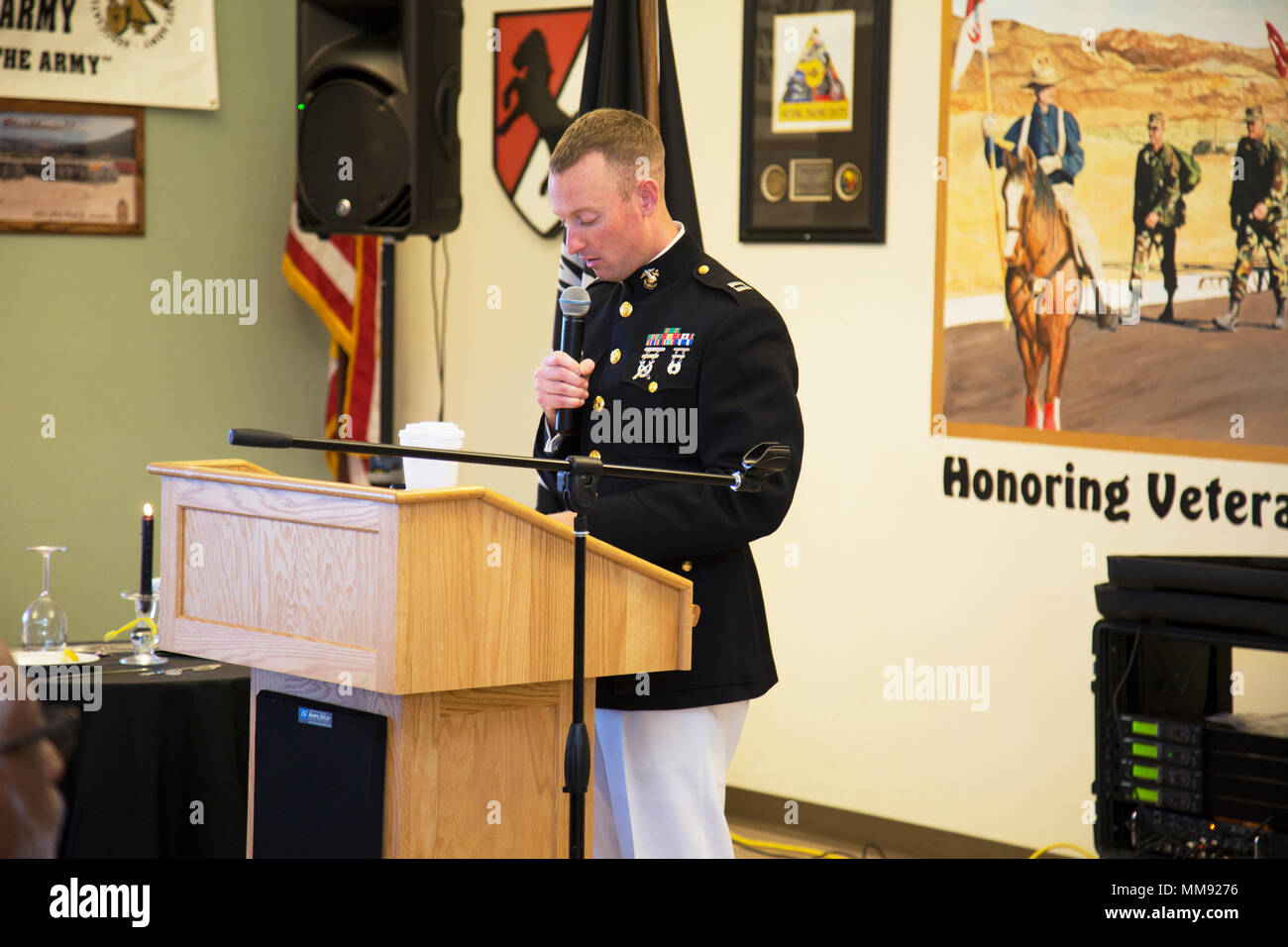 Captain Kendall Ignatz, commanding officer, Headquarters Battalion