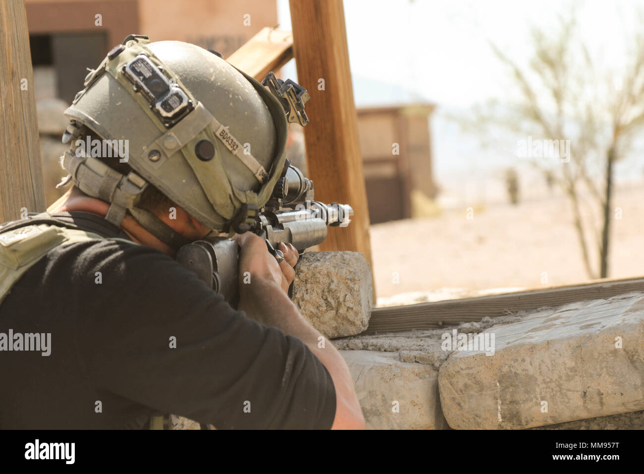 FORT IRWIN, Calif. – A Soldier from Assassin Troop, 1st Squadron, 11th ...