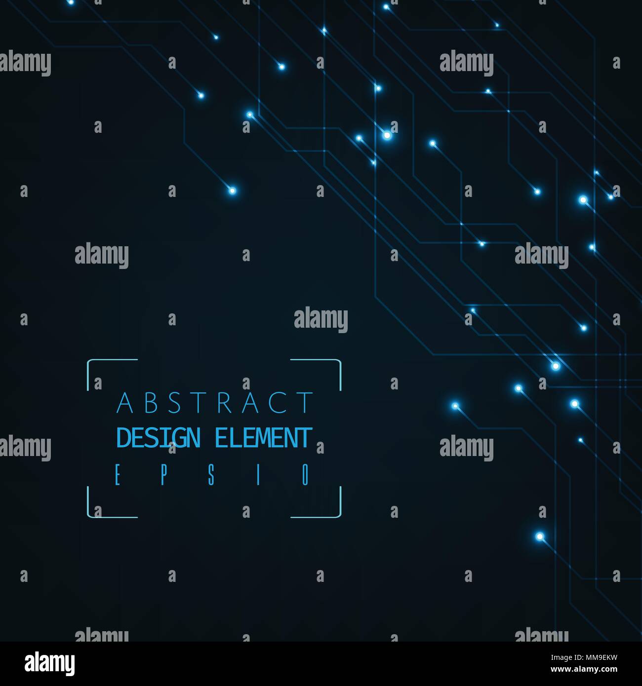 Abstract futuristic digital technology background. Illustration Vector ...