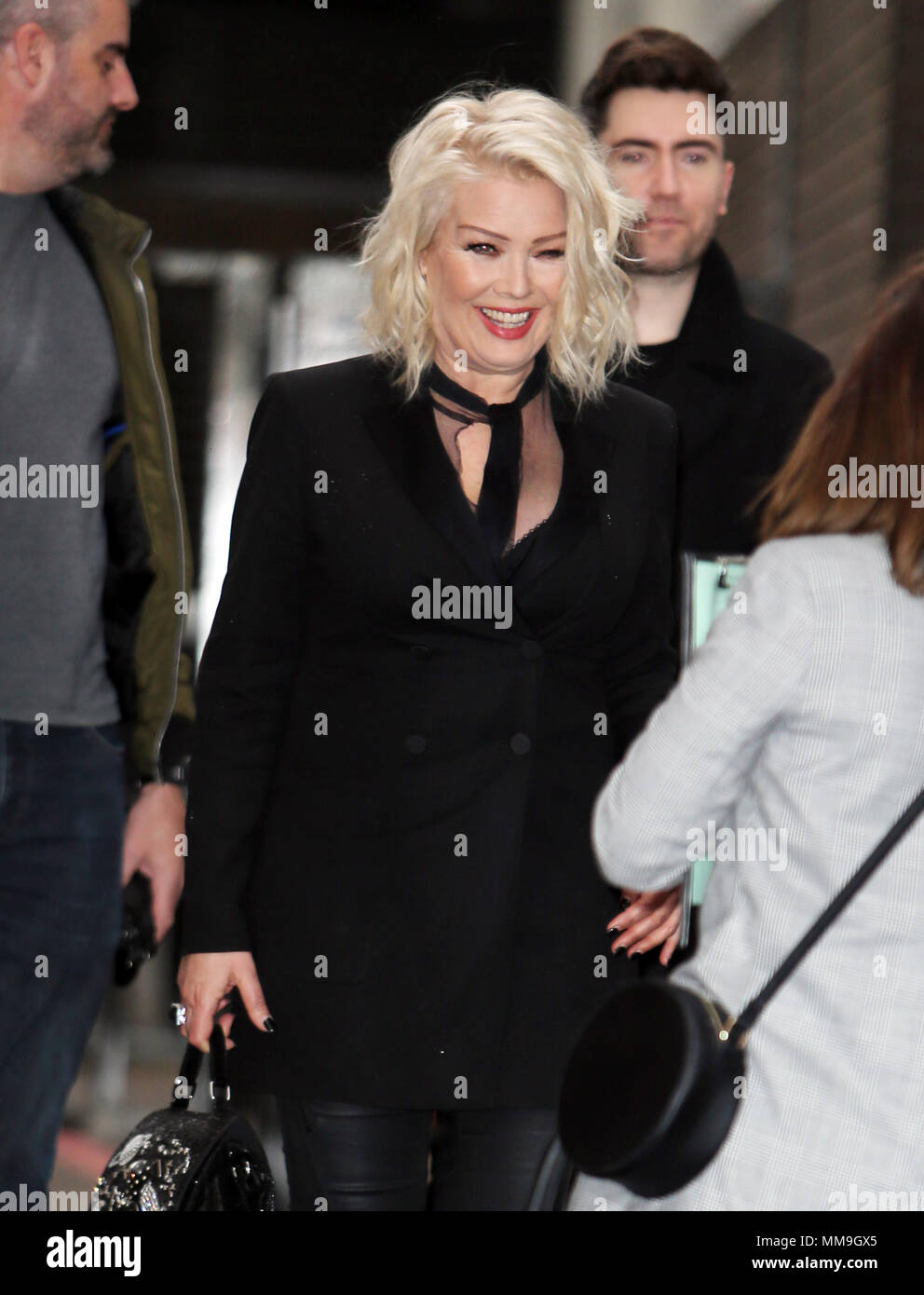 Kim Wilde outside ITV Studios today Featuring: Kim Wilde Where: London,  United Kingdom When: 09 Apr 2018 Credit: Rocky/WENN.com Stock Photo - Alamy, image size:992x1390