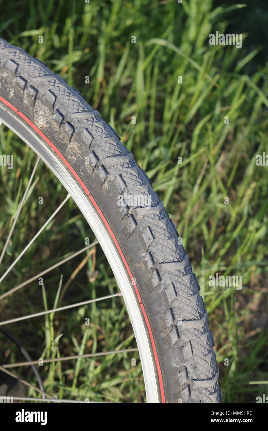Tyre tread grass hi res stock photography and images Alamy