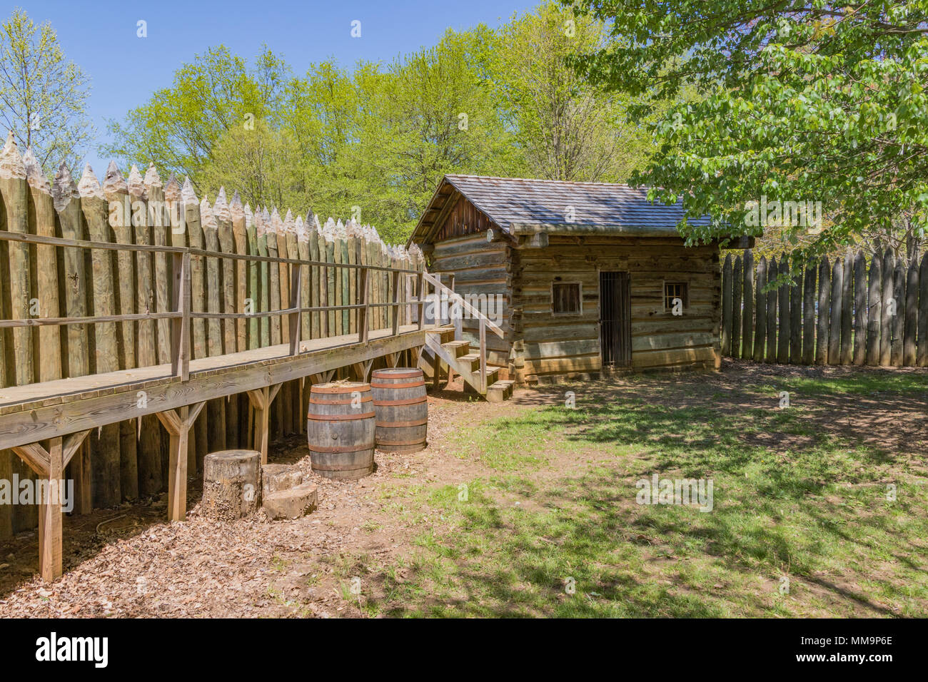 SYCAMORE SHOALS, ELIZABETHTON, TN, USAAPRIL 23, 2015 A commemorative