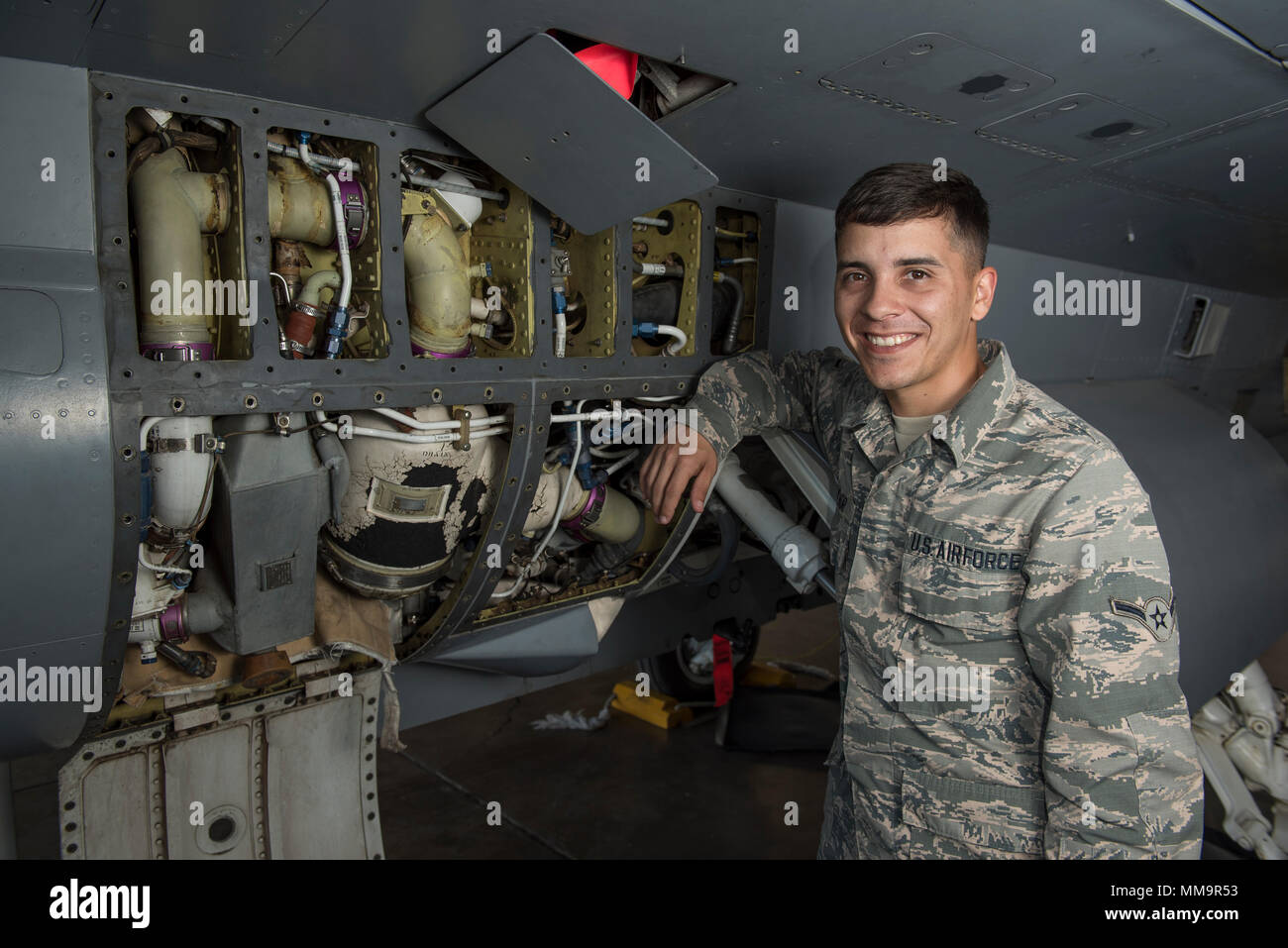 Airman Philip Gaynor, 364th Training Squadron aircraft electrical and environmental systems