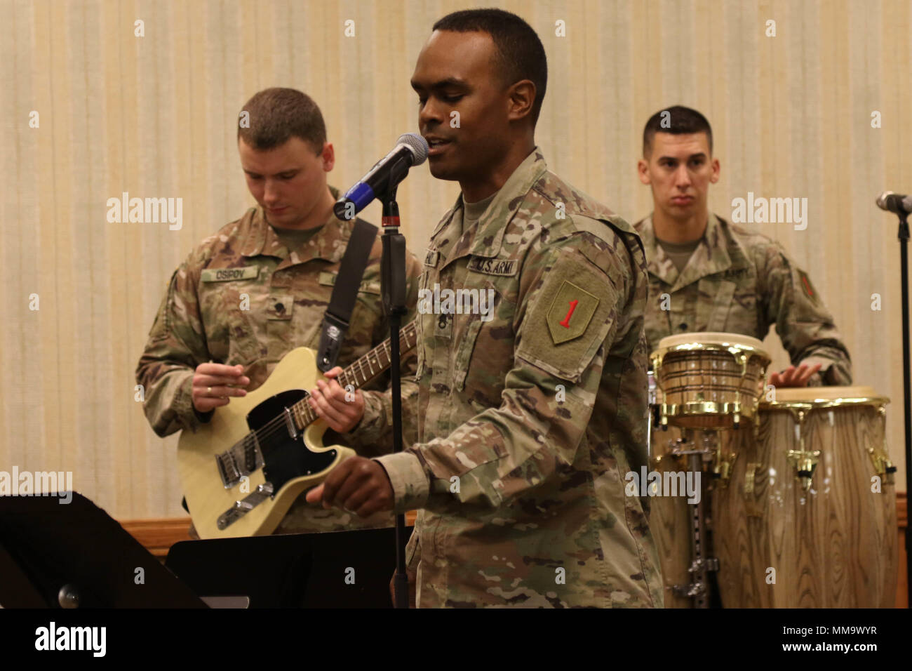 Fort Riley Division Song Staff Sgt. Stanmore Hinds, 1st Infantry Division Band, 1st Inf. Div ...