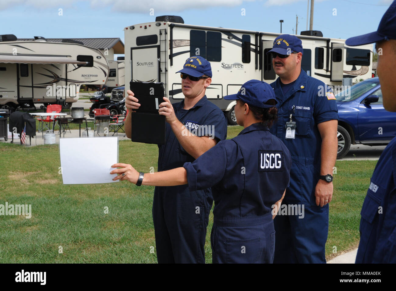 Coast Guard Petty Officer 2nd Class Daniel Kampsnider, a marine science