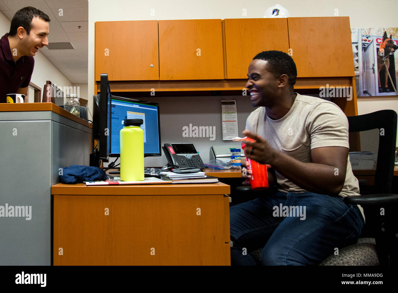 2nd Lt. Denzel Dones, 23d Contracting Squadron officer in charge of