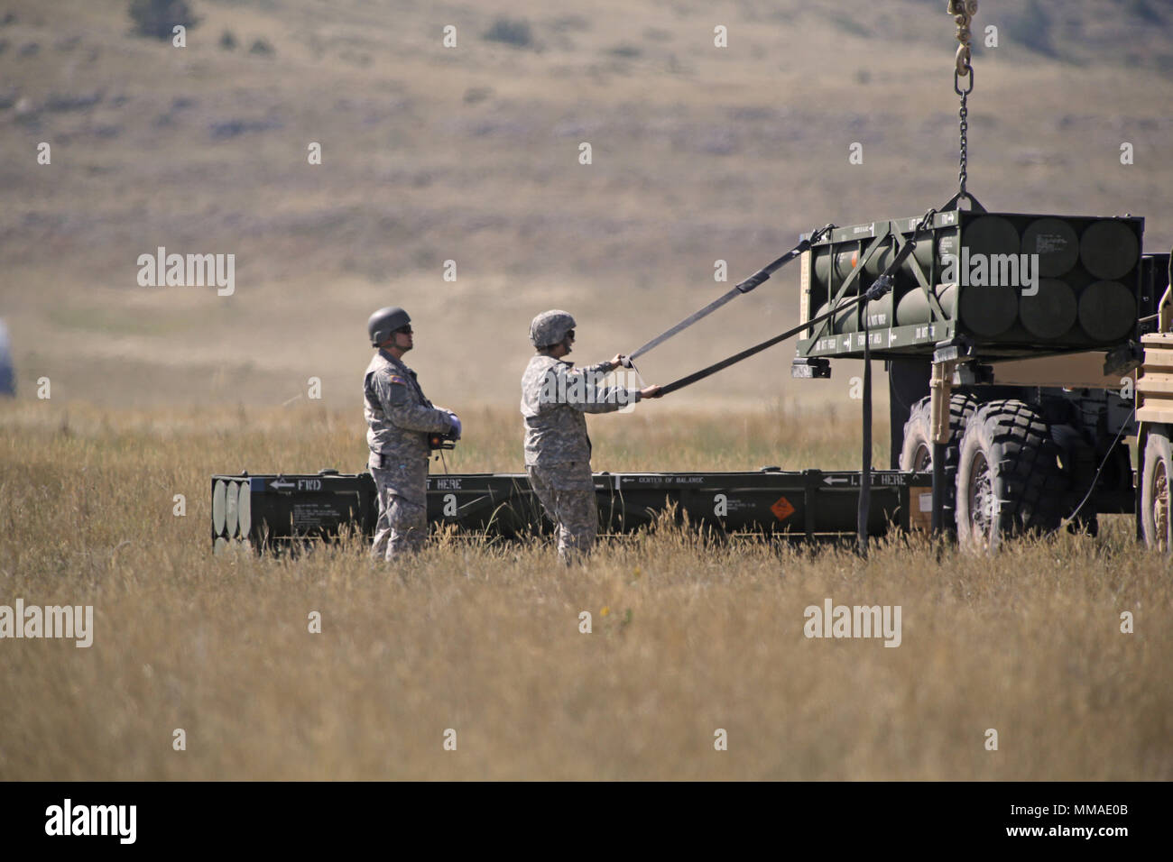 Soldiers from A and B Batteries, 2nd Battalion, 300th Field Artillery