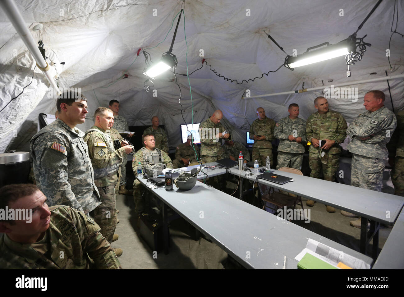 Camp Guernsey Joint Training Center High Resolution Stock Photography