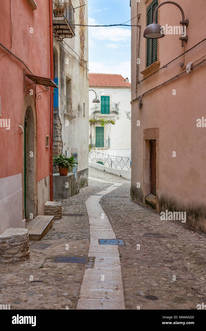 Rodi Garganico (Puglia, Italy) - View of the little picturesque village in south Italy Stock Photo