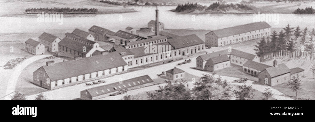 Plant of Somersworth Machine Co. Salmon Falls. 1898 Stock Photo Alamy