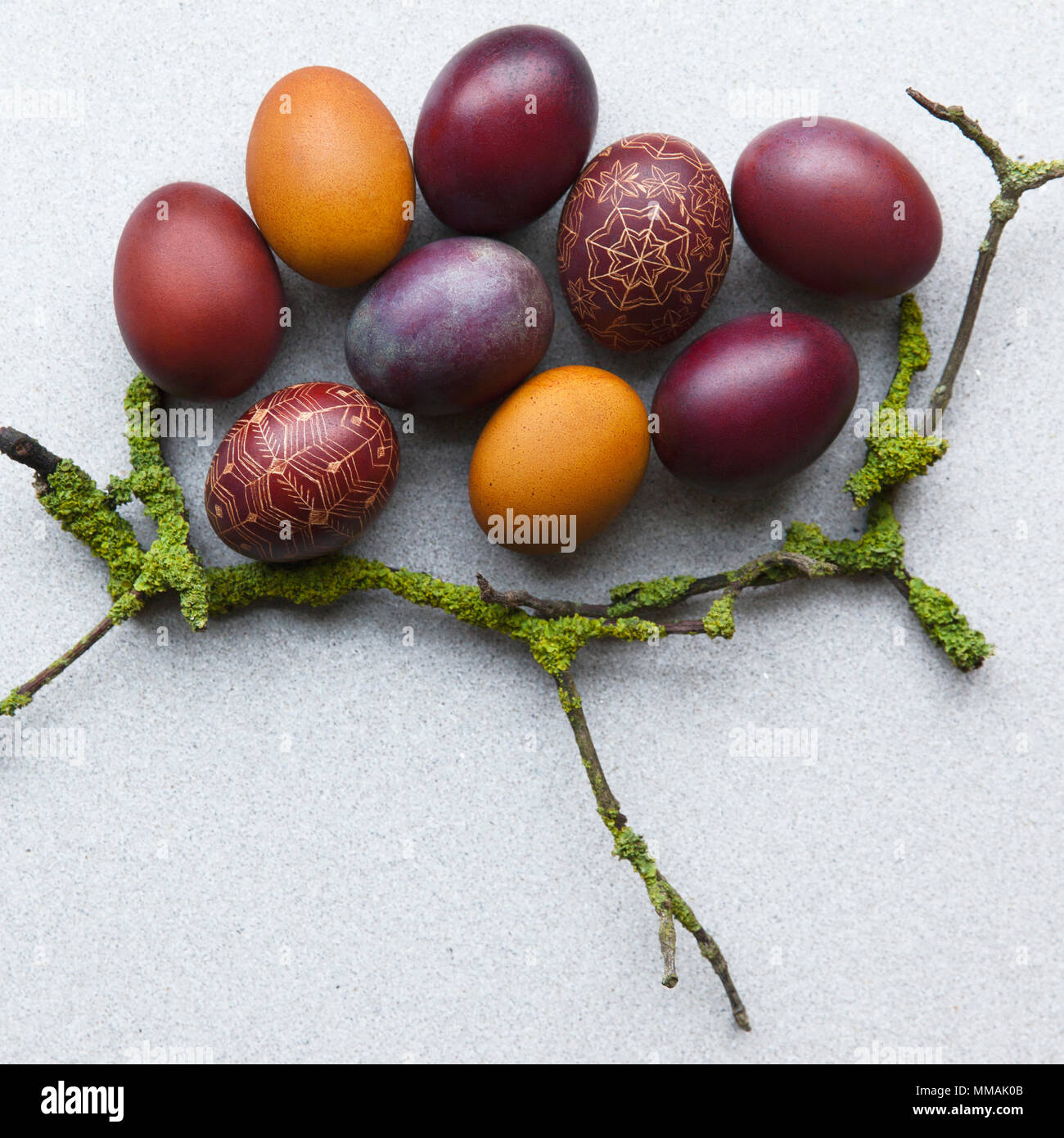 Easter eggs Stock Photo