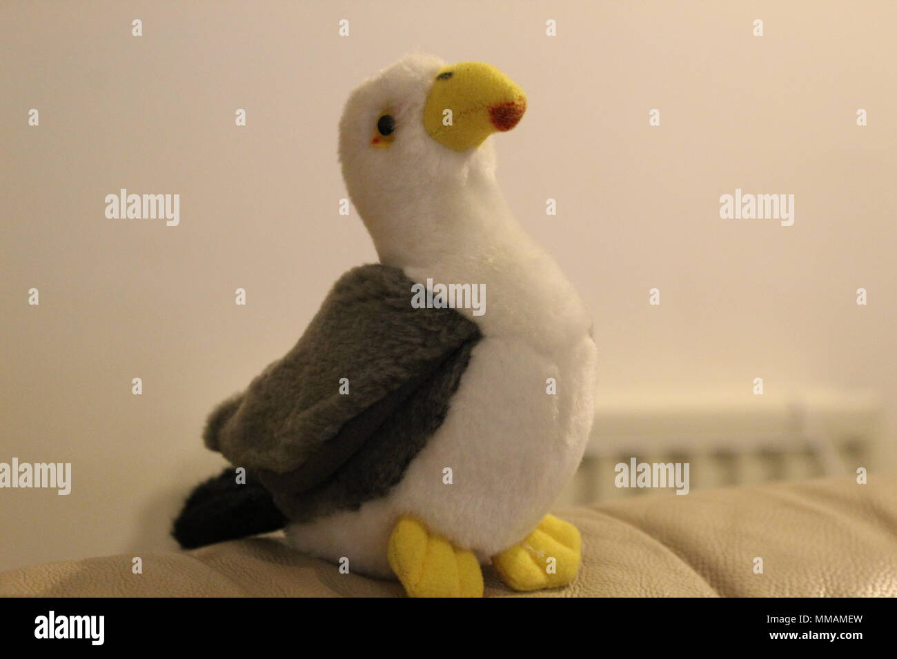 stuffed seagull toy