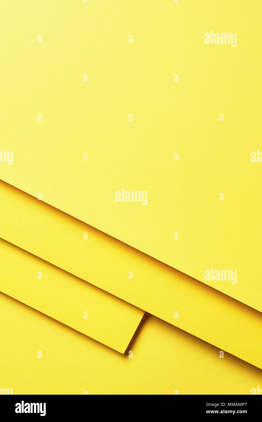 Material design yellow background. Photo. Stock Photo