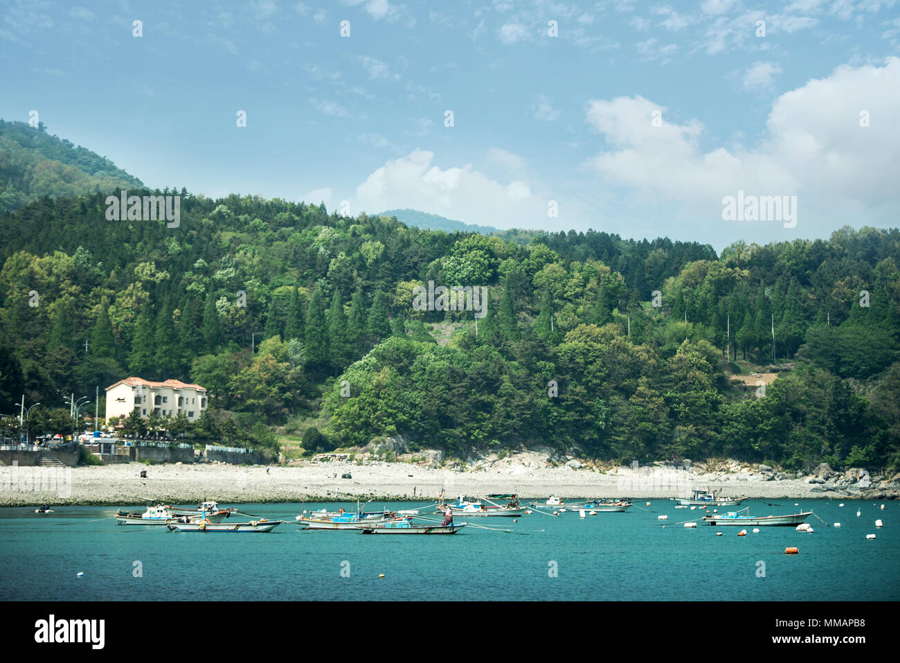 The beautiful island of Korea, Yeosu-si, Jeollanam-do, Korea Stock Photo