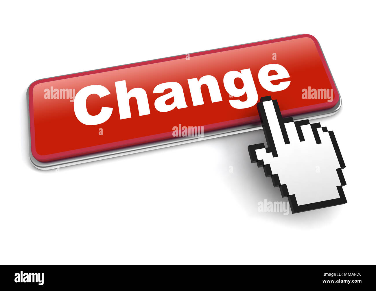 change concept 3d illustration isolated Stock Photo