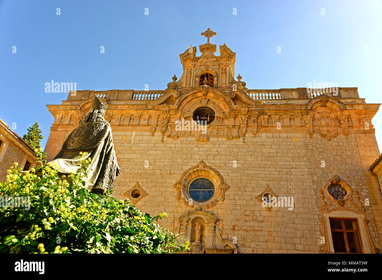 Ave Maria Church Majorca Stock Photo