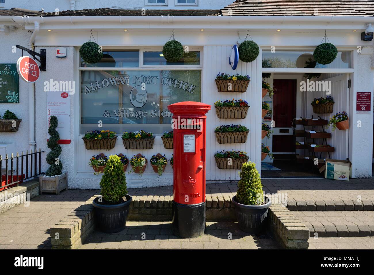 The attractive Alloway Post office and village shop complete with