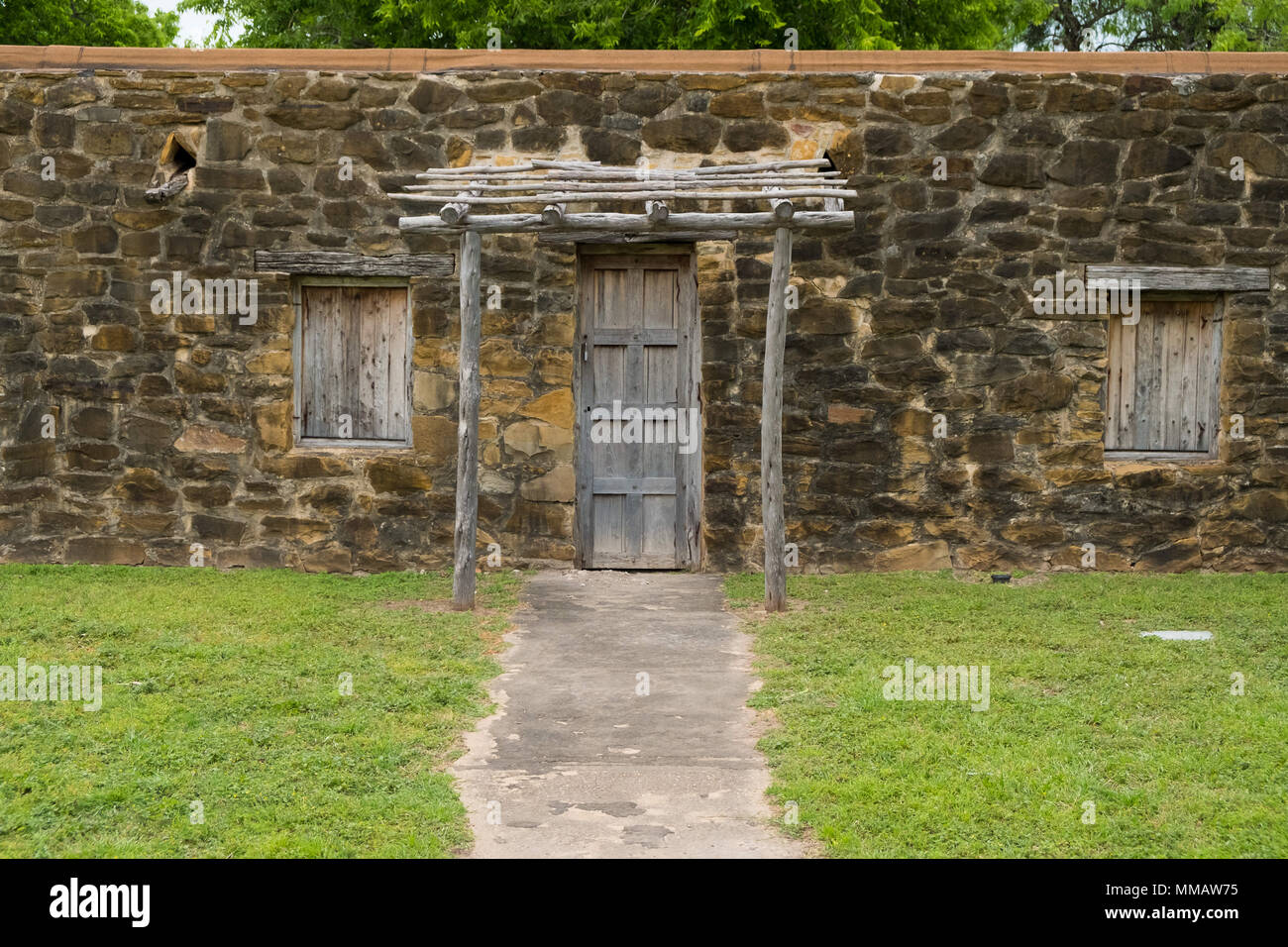 Mission San Jose San Antonio Texas Stock Photo