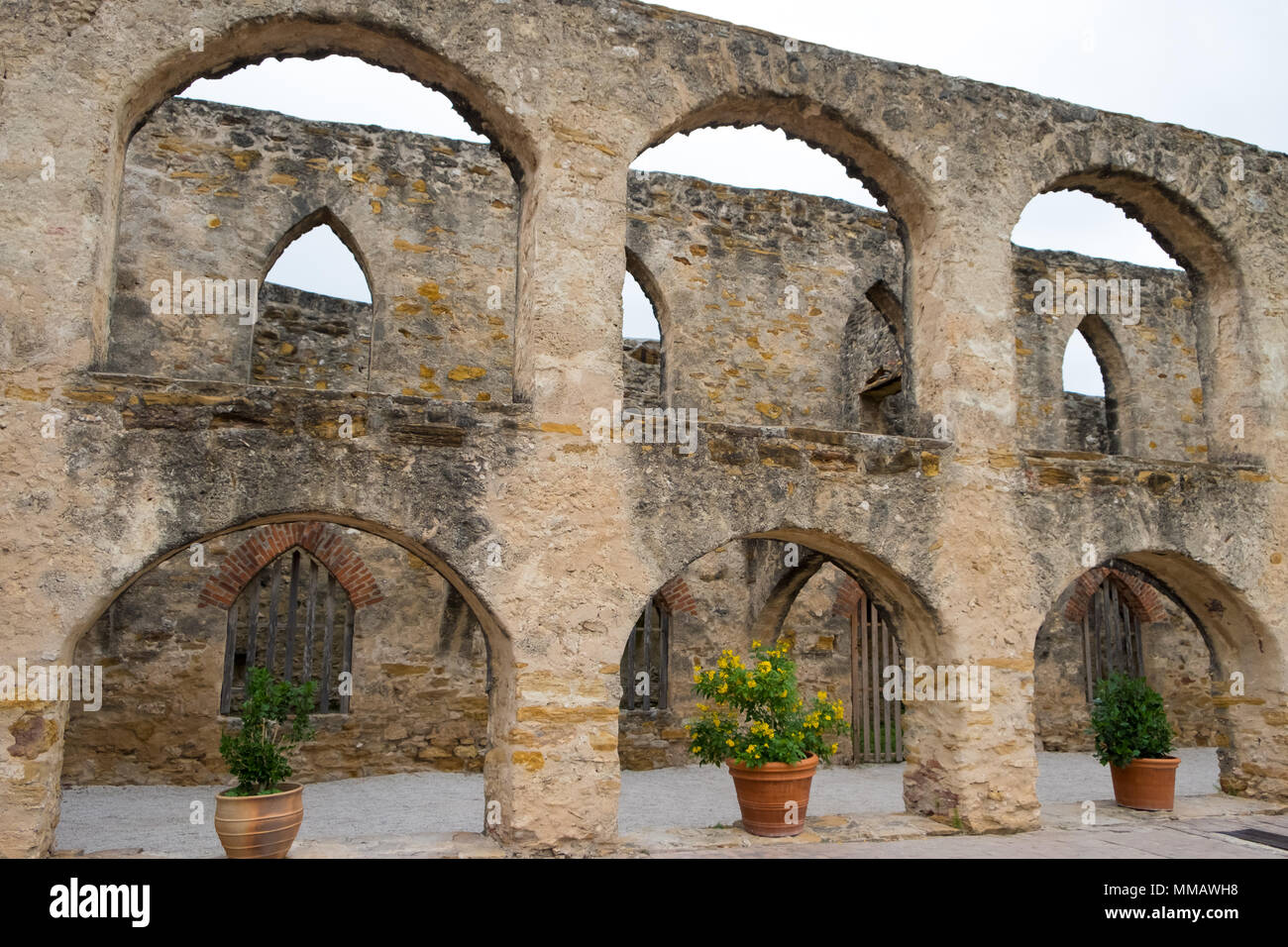 Mission San Jose San Antonio Texas Stock Photo