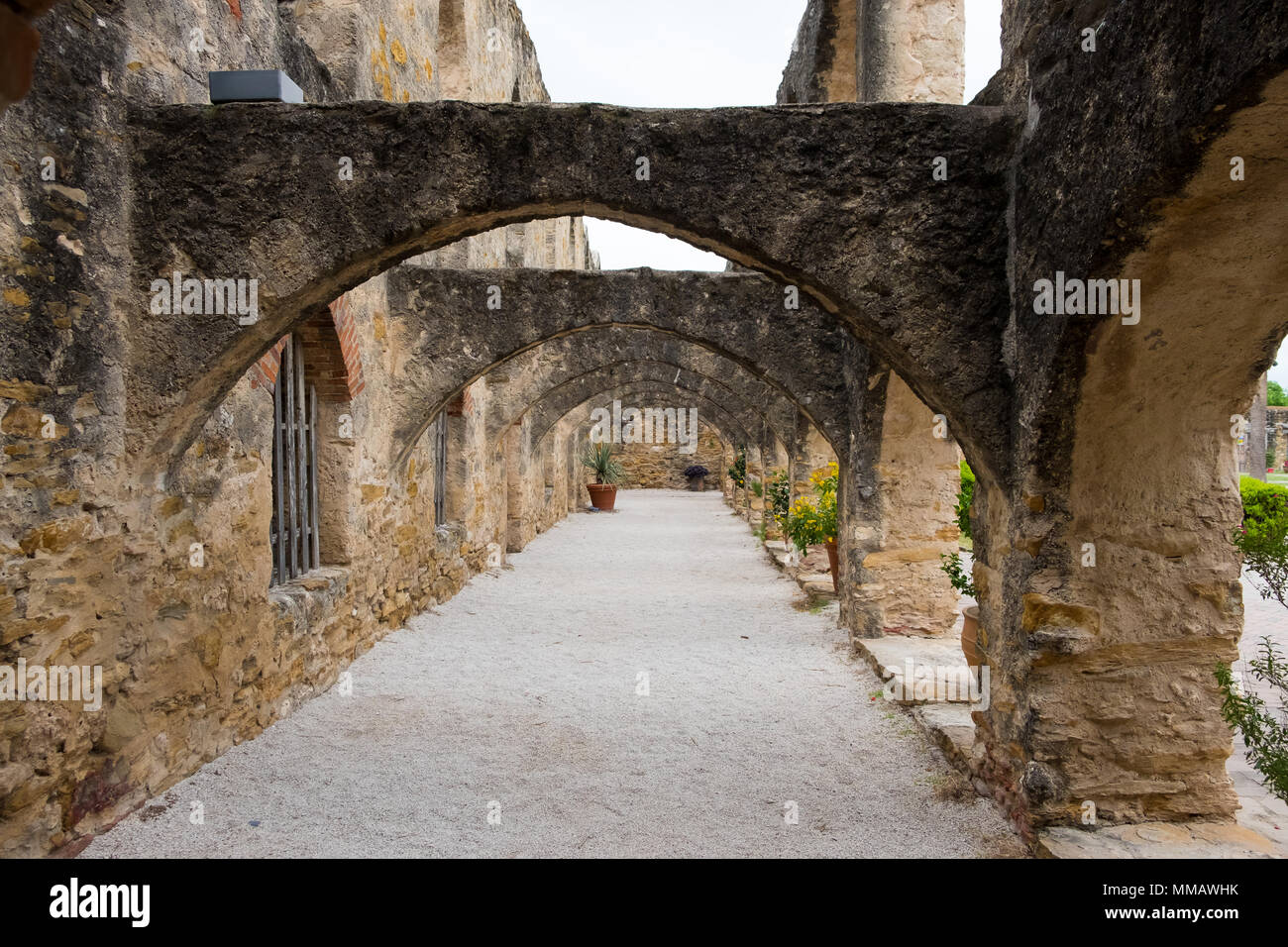 Mission San Jose San Antonio Texas Stock Photo