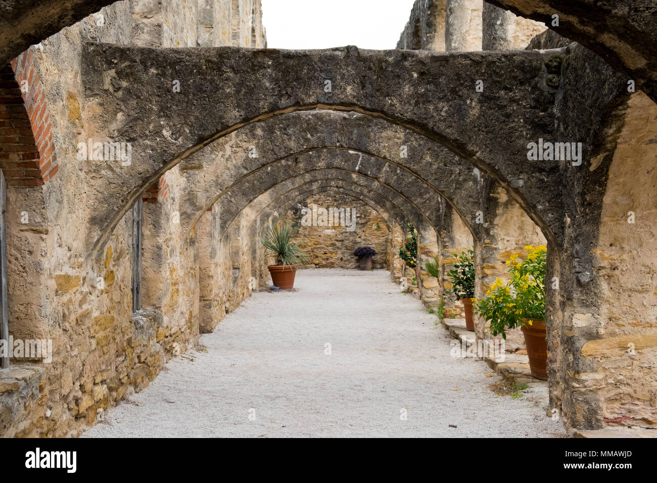 Mission San Jose San Antonio Texas Stock Photo