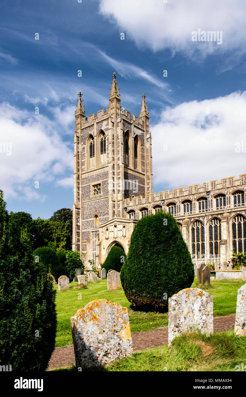 Holy Trinity Church in Long Melford (Suffolk, England) Stock Photo