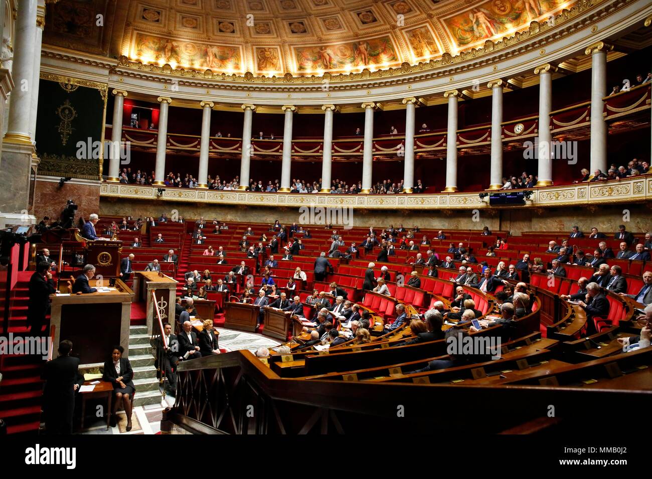 FRENCH NATIONAL ASSEMBLY Stock Photo