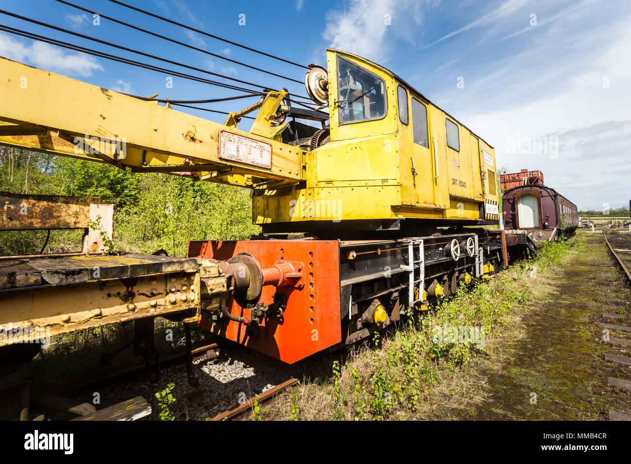 Old train, Midlands Railway Museum, UK Stock Photo