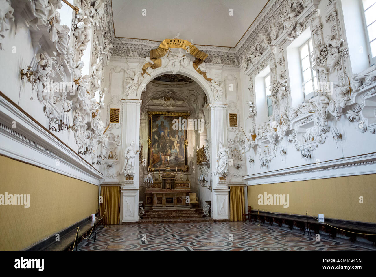 Oratorio del Rosario di Santa cita, Palermo, Sicily, Italy Stock Photo