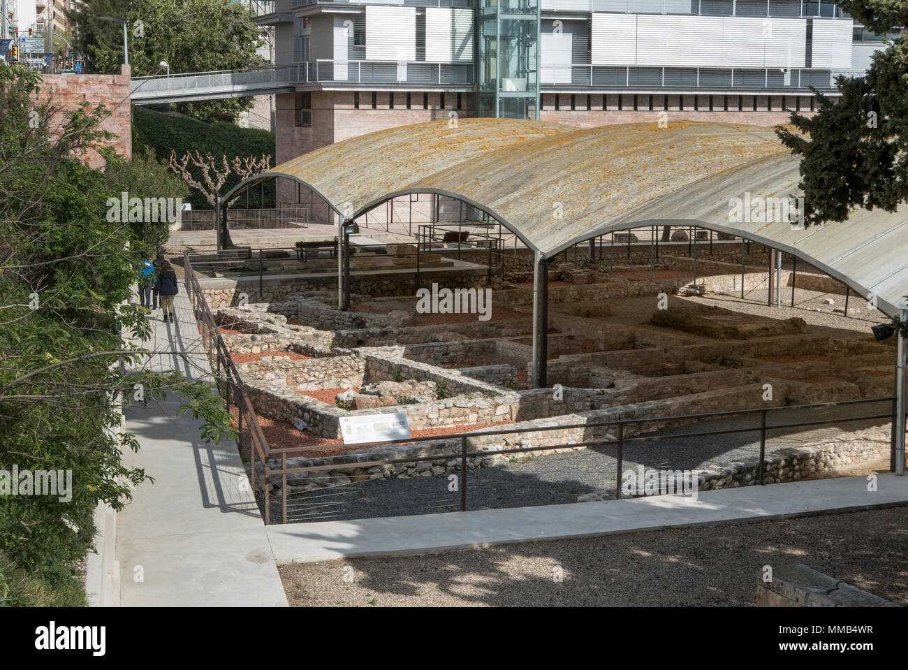ROMAN AND PALEOCHRISTIAN NECROPOLIS, TARRAGONA, SPAIN Stock Photo Alamy