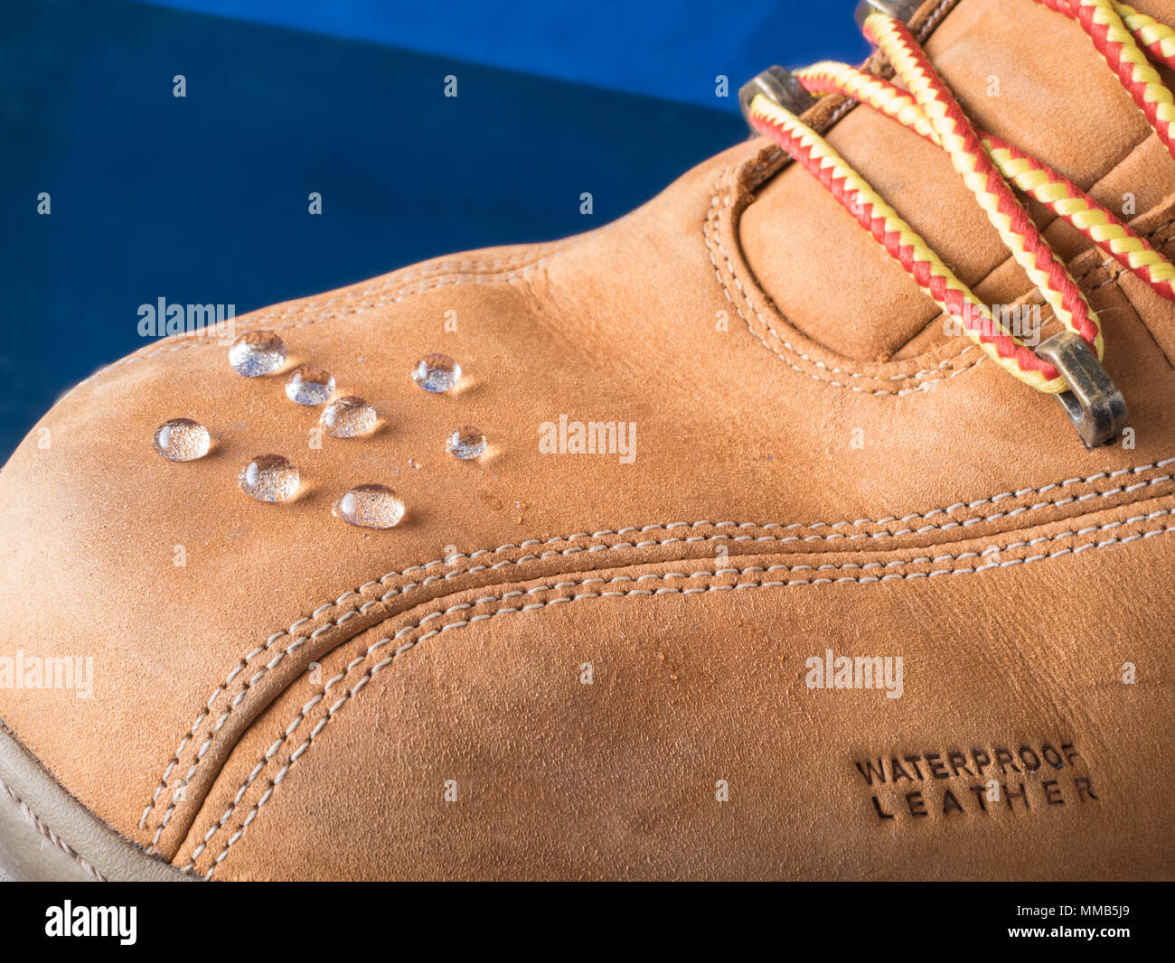leather sign on shoes