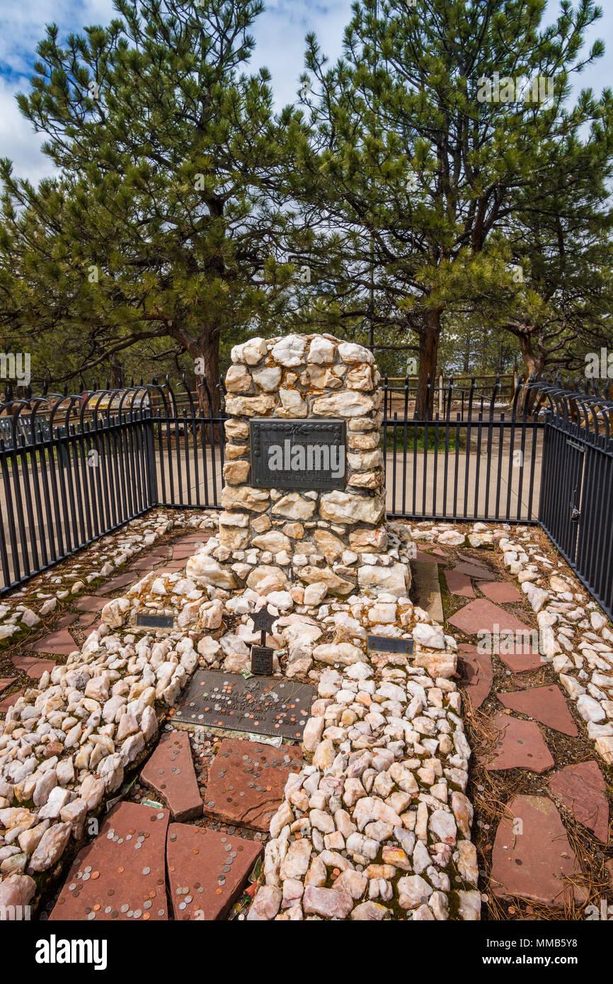 Lad os gøre det melodrama Ansøgning Site of Buffalo Bill's grave, Lookout Mountain, Golden, Colorado, USA Stock  Photo - Alamy