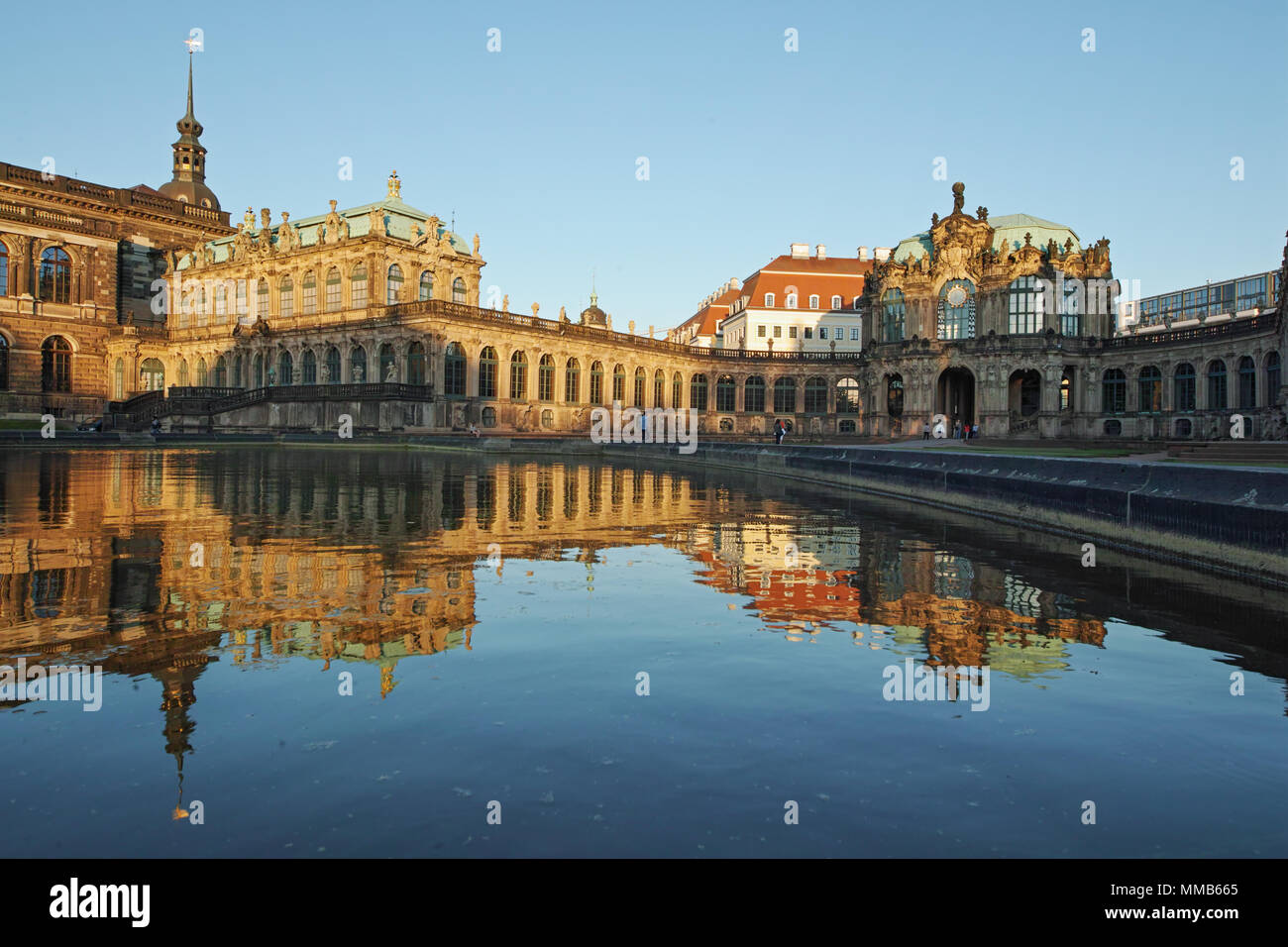 Dresden, Zwinger museum Stock Photo