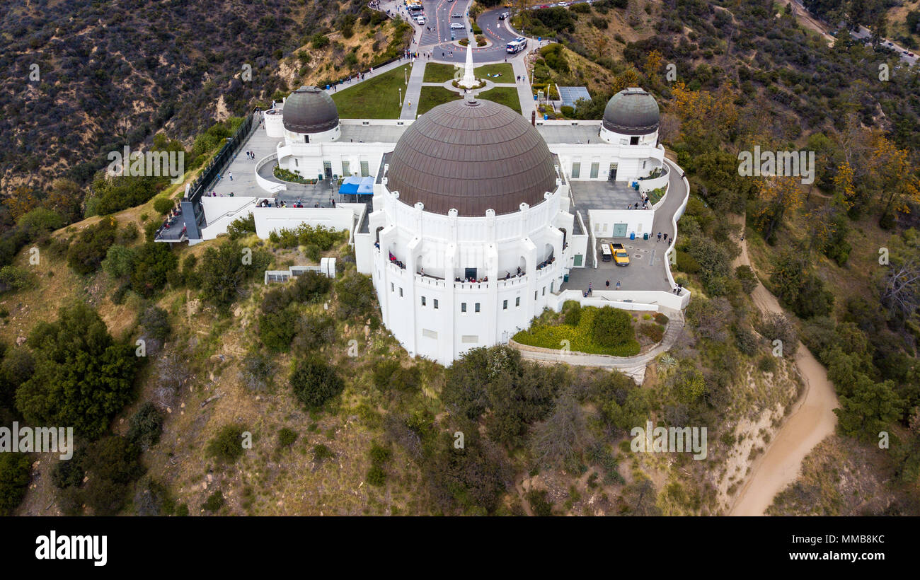 Griffith Observatory, Los Angeles, California Stock Photo