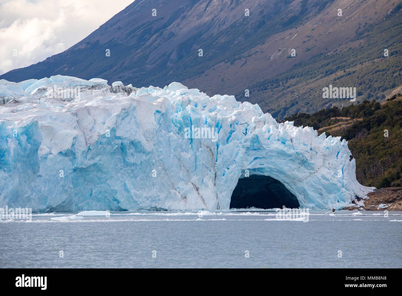 Perito Moreno glacier ice bridge, Patagonia, Argentina Stock Photo