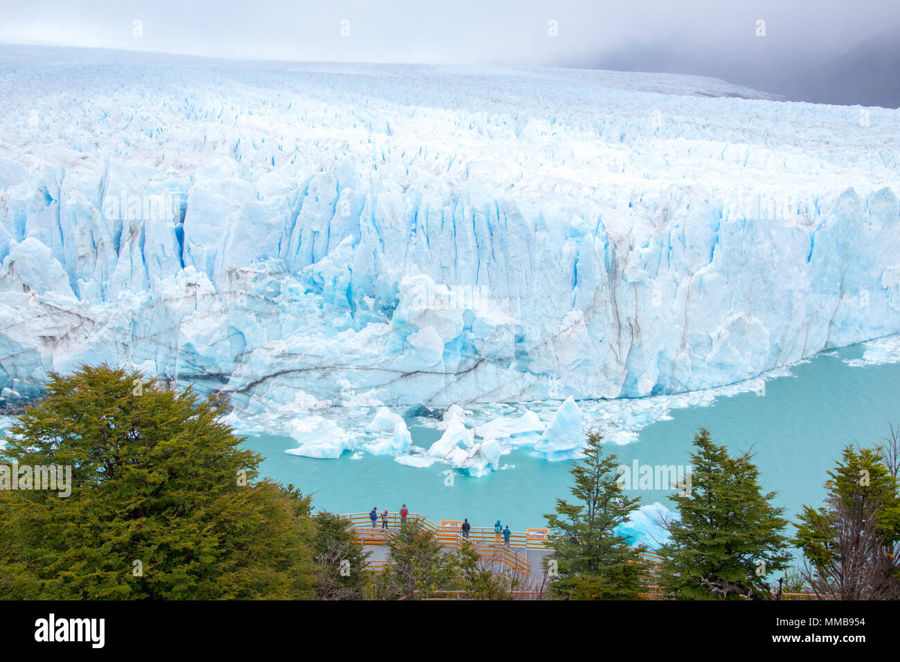 Perito Moreno Glacier, Parque Nacional Los Glaciares, Argentina Stock Photo