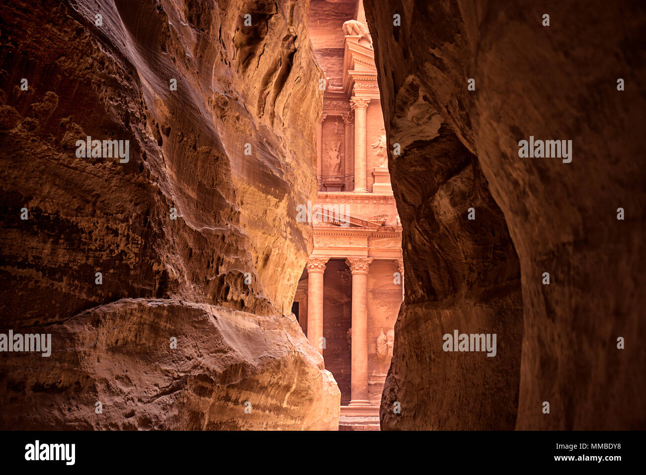 The Ancient city of Petra Stock Photo