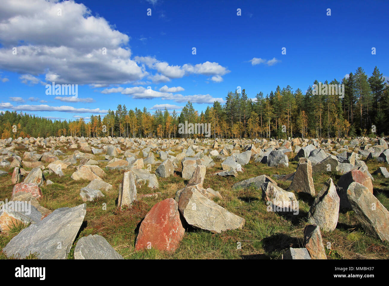 The Winter War Monument at Suomussalmi, Raate Road Battle, Karelia, Finland Stock Photo