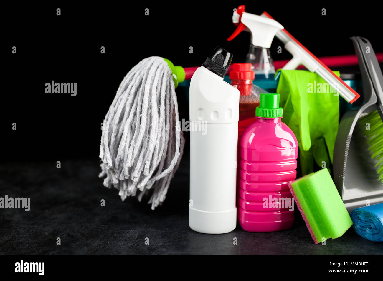 Black clean house hi-res stock photography and images - Alamy
