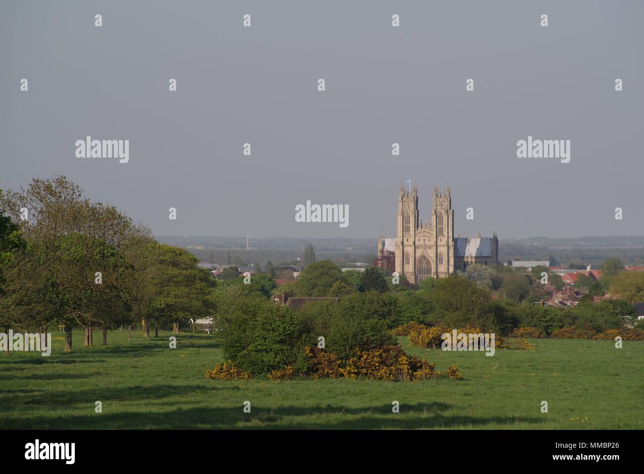 Beverley with Beverley Minster from Beverley Westwood, East Yorkshire
